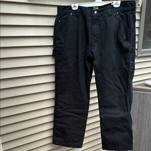 Men’s Black Snow Pants - Insulated/Lined Size 40x30